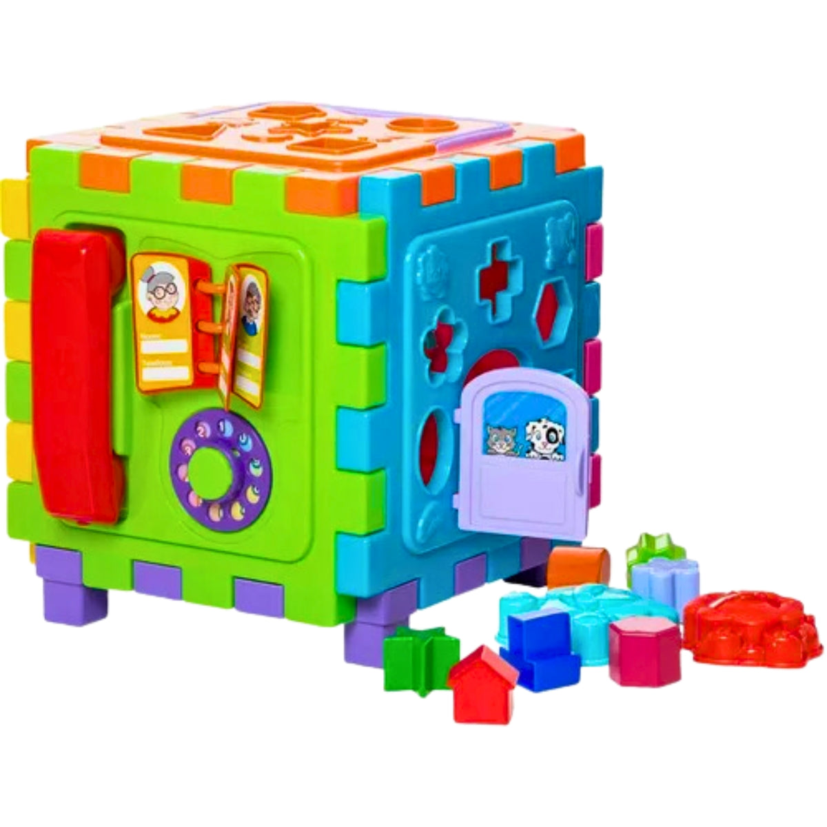 CUBO DIDÁTICA GRANDE MERCOTOYS REF-417 PRINCIPAL CUBO DIDÁTICA GRANDE MERCOTOYS REF-417 PRINCIPAL